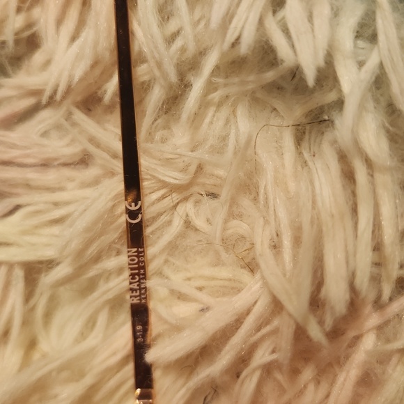 NWOT Kenneth Reaction rose colored women's aviator sunglasses - Picture 2 of 3